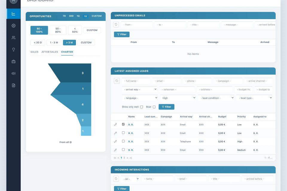 A CRM built around integration with ERP and Gmail